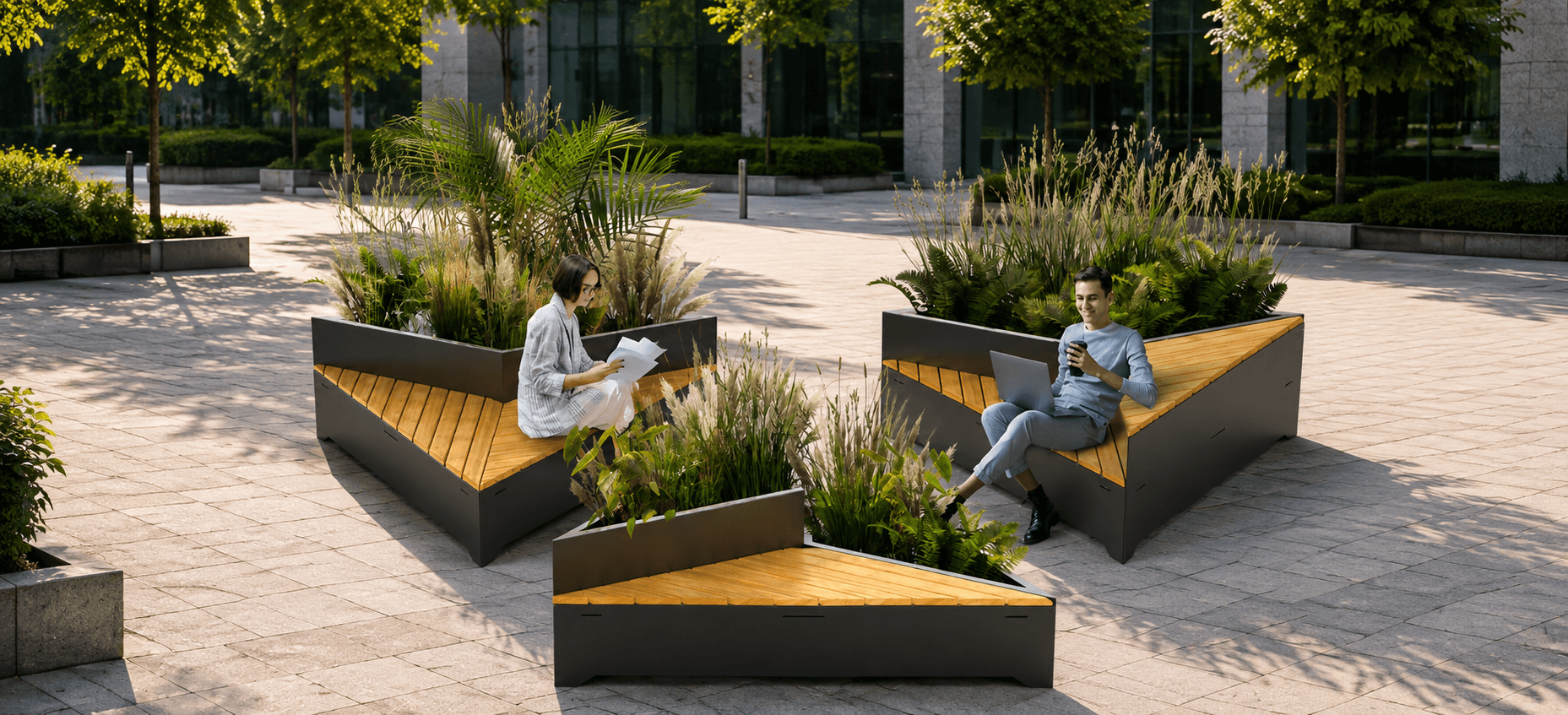 ORIGAMI urban furniture series