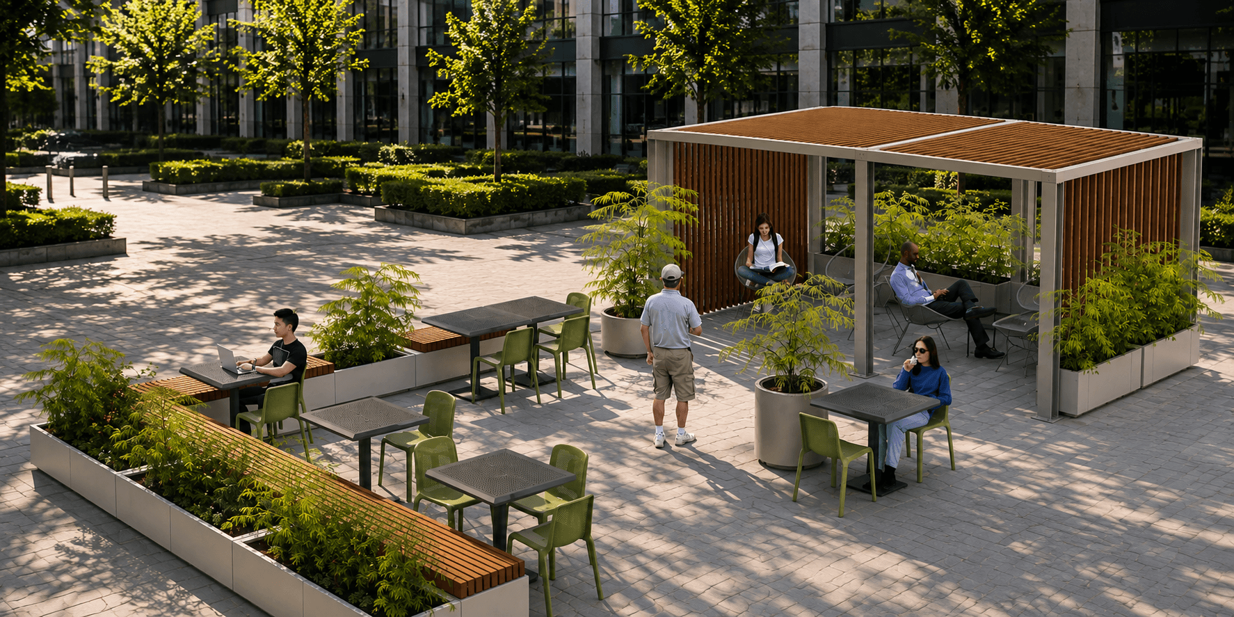PERGOLA urban furniture series